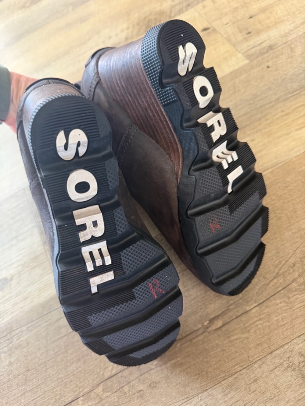 SOREL Joan Uptown Chelsea Boots | Blackened Brown - Picture 6 of 9